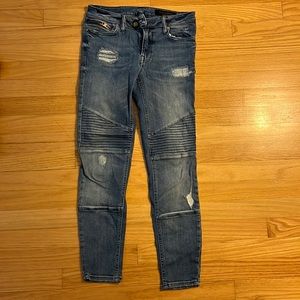 All Saints moto jeans